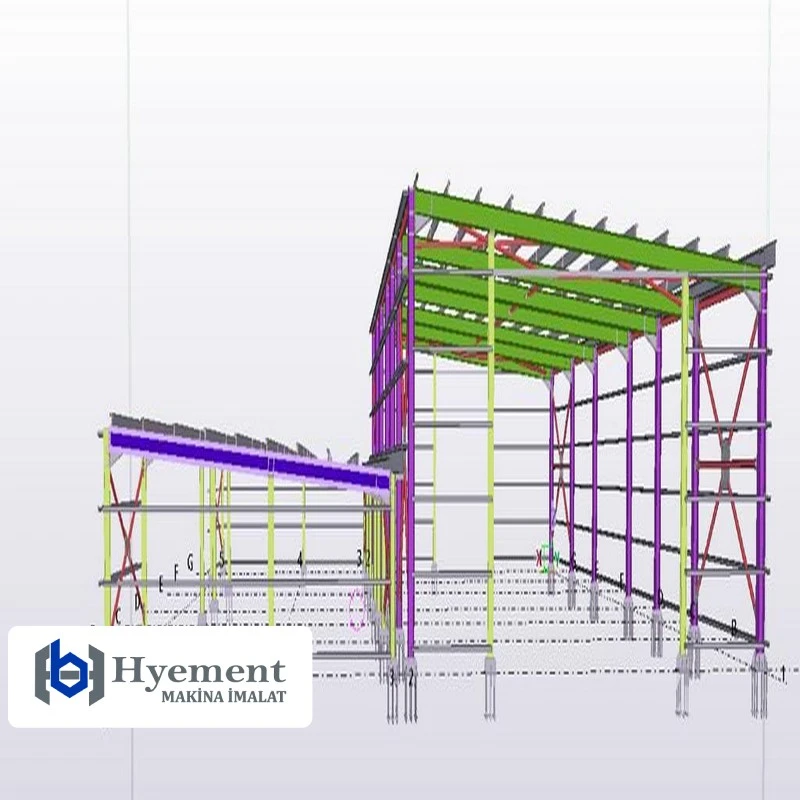 رسم هندسي للهياكل المعدنية